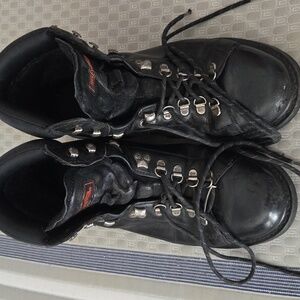 Harley-Davidson Mens Wolverine Badlands Black Boots 9.5 Used